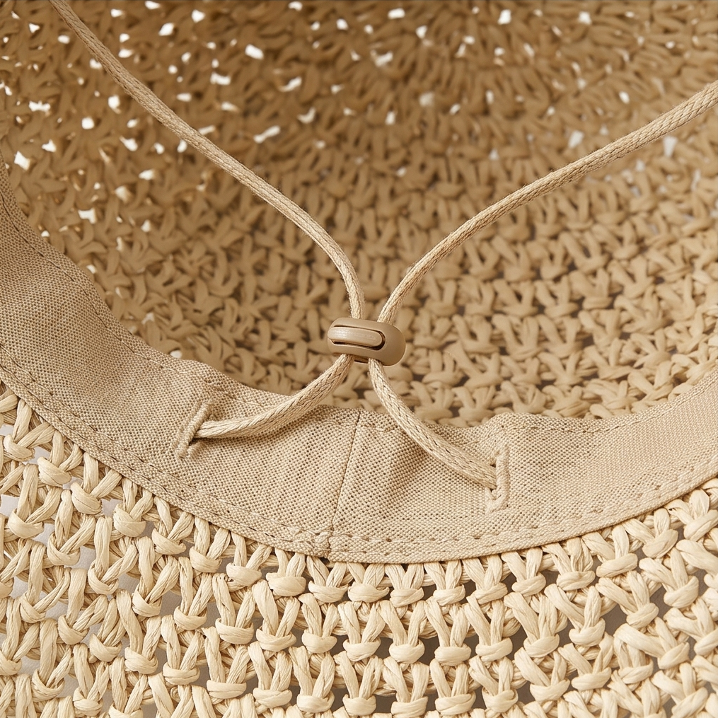 Bellabrim Woven straw hat with bow detail - Elena Harper