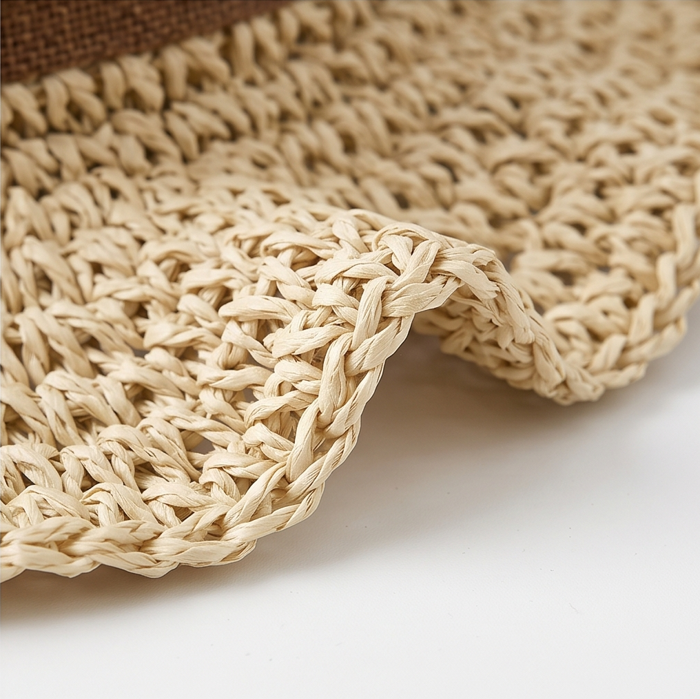 Bellabrim Woven straw hat with bow detail - Elena Harper