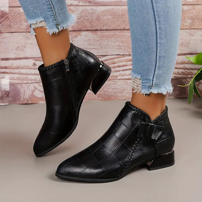 Comfortable Warm Women's Lightweight Elegant Stylish Ankle Boots EB