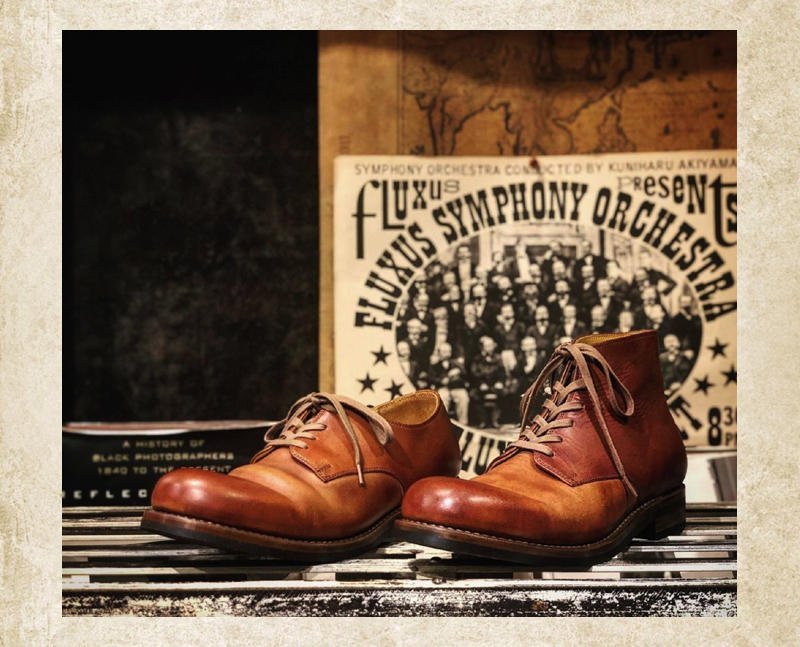 RETRO LACE-UP BOOTS FOR MEN