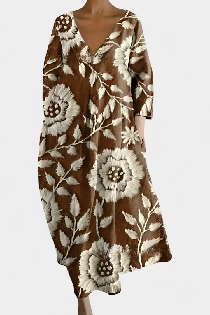 Isalinde™  |  Comfortable V-neck Dress