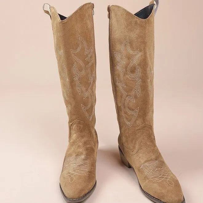 Bexley | Women's Western Boots with Wide Calf Fit and Side Zipper
