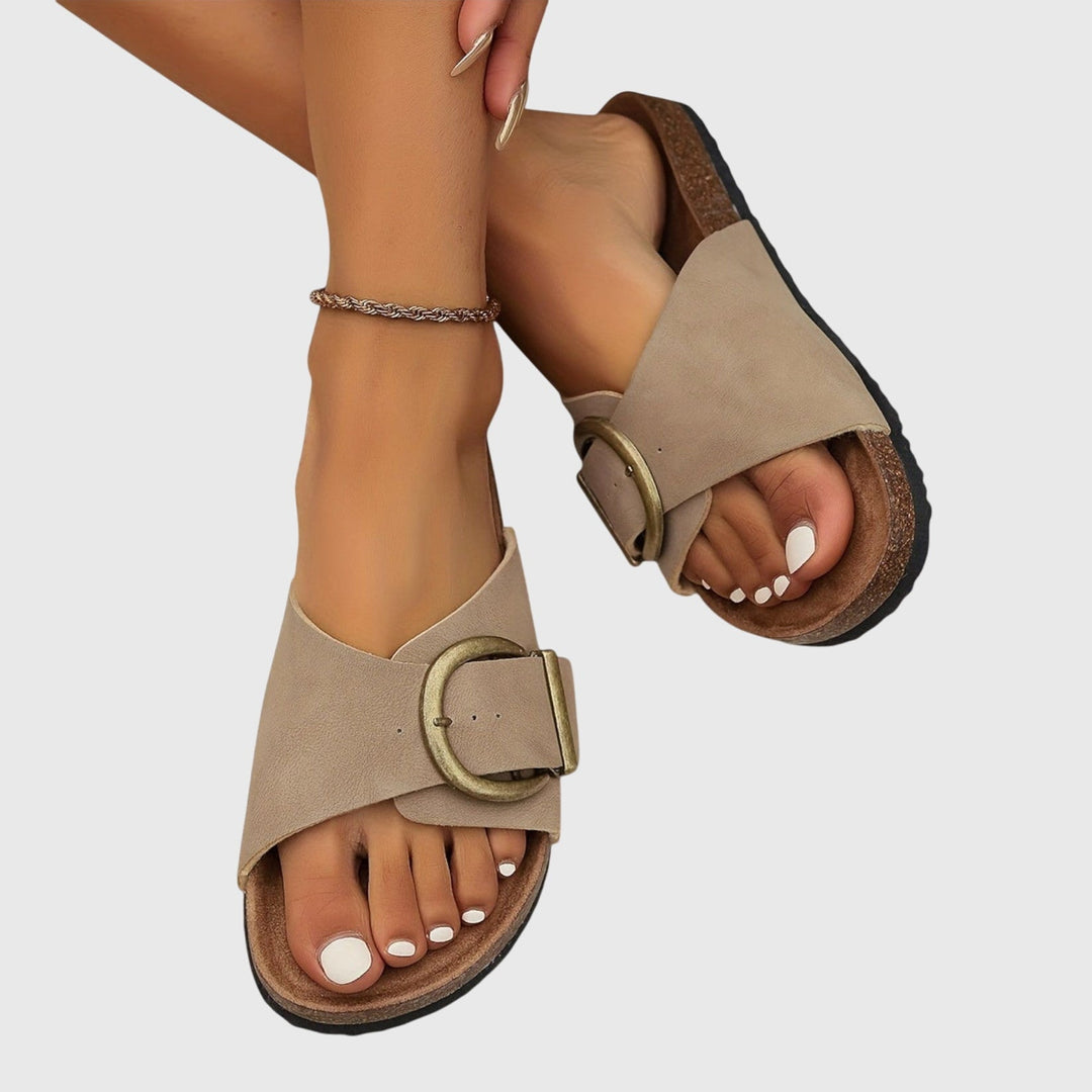 Amber Orthopedic Sandals, view 3 - Elena Harper