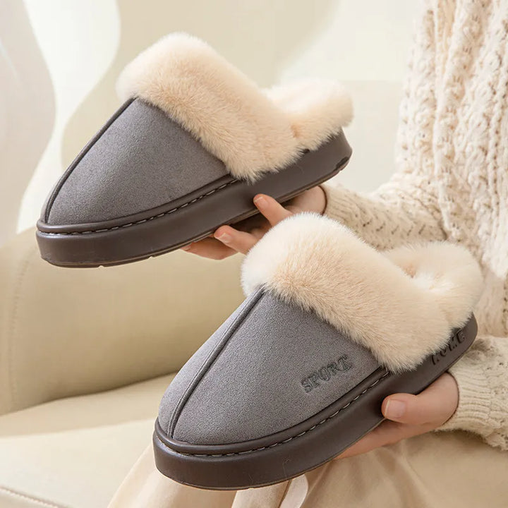 Eva Confort - Women's Slippers with Suede Interior