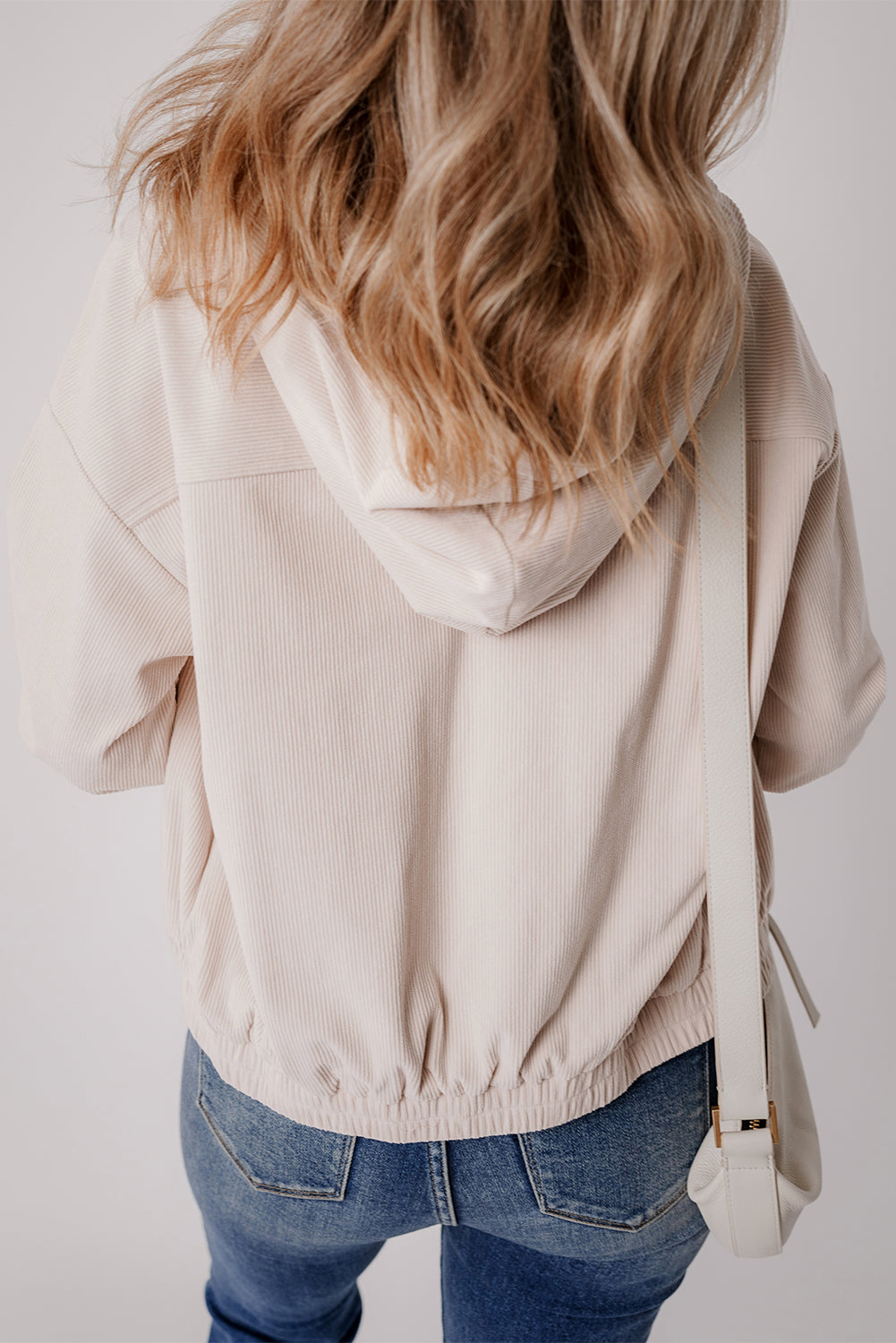 Fiona Casual Corduroy Jacket with Hood for a Relaxed Style, view 4 - Elena Harper