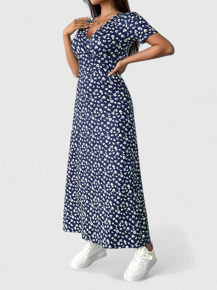 Elegant Yulivette™ maxi dress by Emma & Rose Cape Town, featuring a sophisticated flowy design and intricate details.