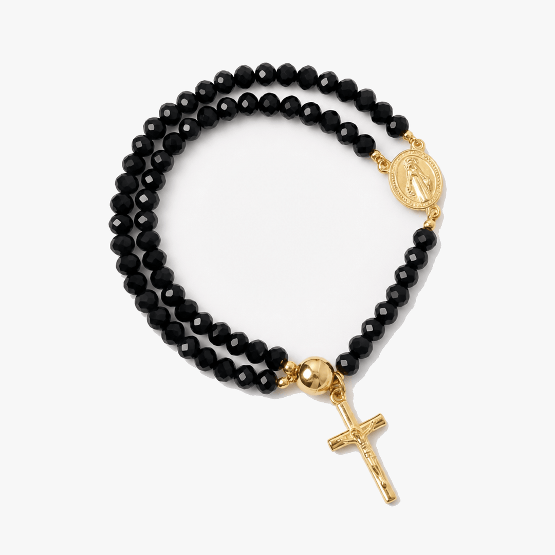 Belluna Double Wrap Rosary Bracelet - Elena Harper