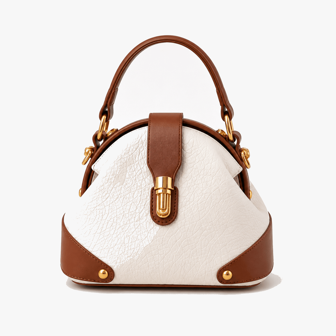 Cola Two-Tone Leather Handbag for Day to Night - Elena Harper