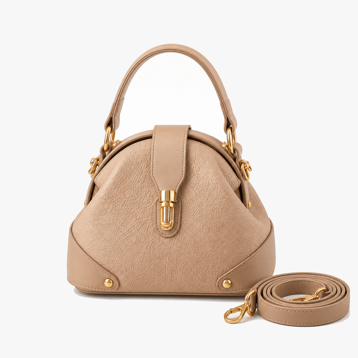Cola Two-Tone Leather Handbag for Day to Night - Elena Harper
