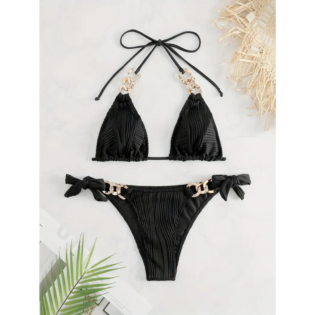 Mieke™  |  Golden Luxe Bikini Set