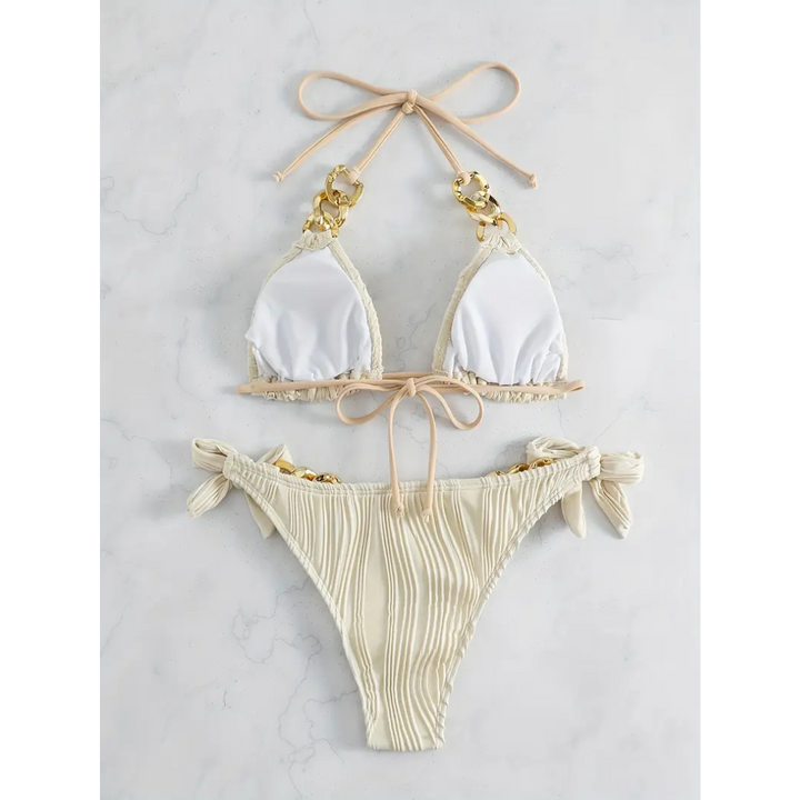 Mieke™  |  Golden Luxe Bikini Set