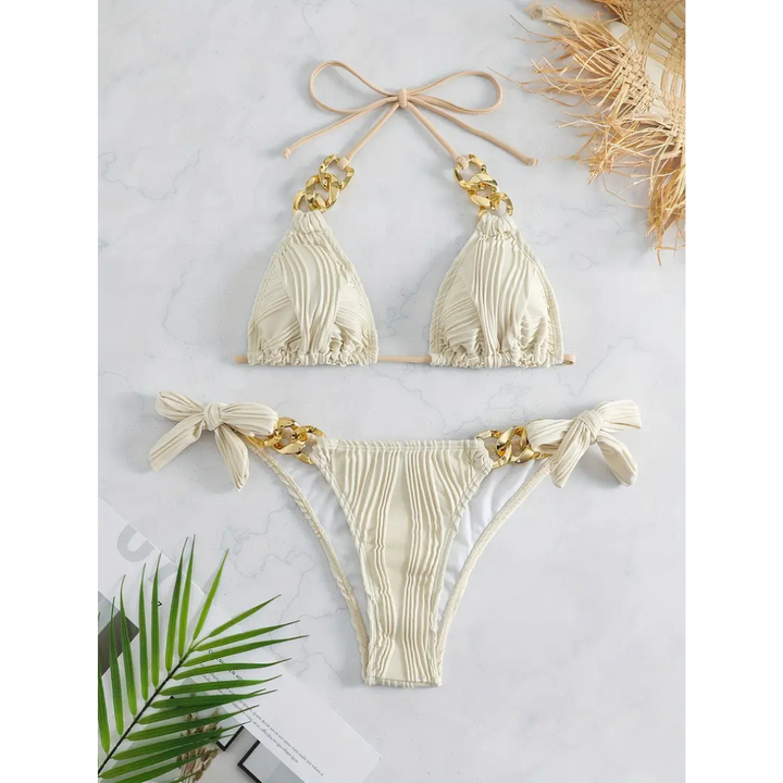 Mieke™  |  Golden Luxe Bikini Set