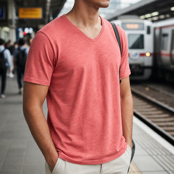 Biot V-Neck Cotton Tee