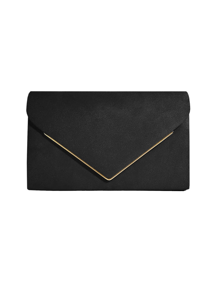 Secret Suede-style Velvet Envelope Handbag - Elena Harper
