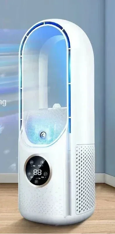 Bladeless Desk Fan | 3-in-1 Air Cooling, Air Purification & Ionisation | Modern Design