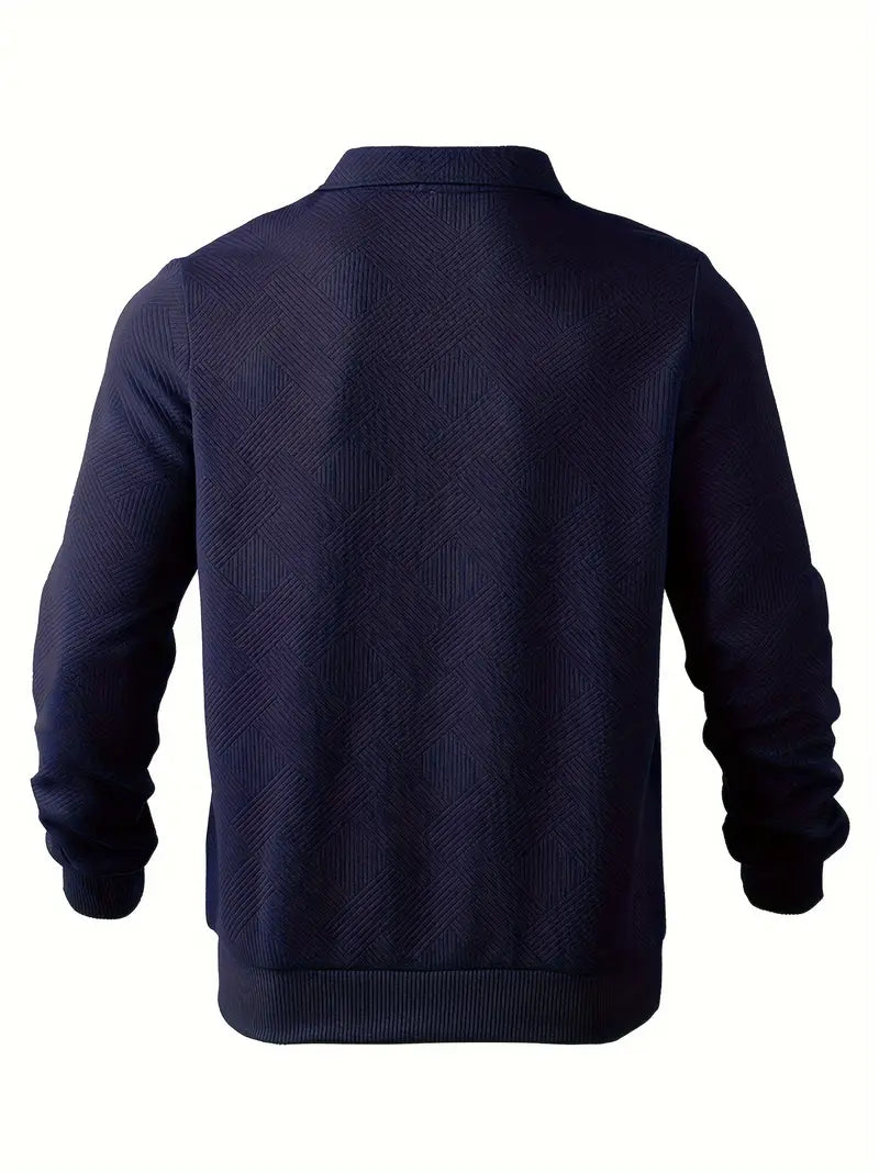 LAURENT MONACO | GEOMETRIC KNIT SWEATER FOR MEN