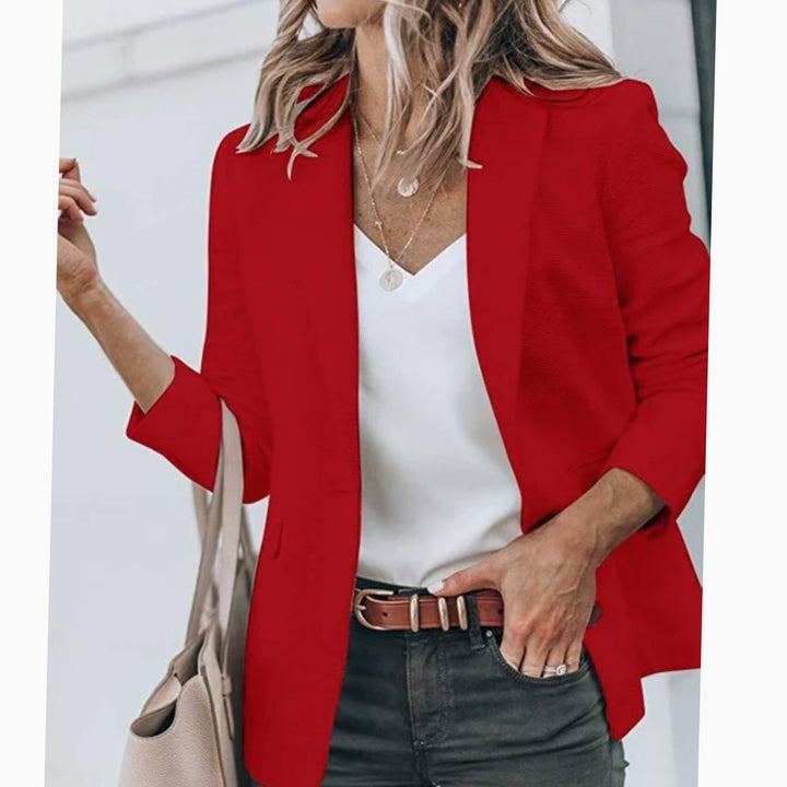 Anna | Women's Blazer Gilet Open Front Elegant Casual Long Blazer