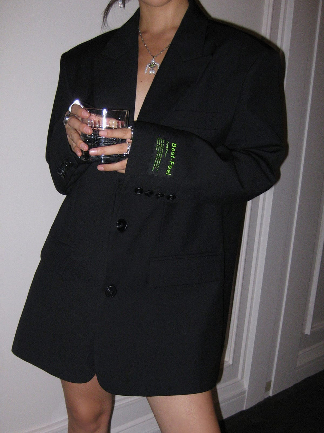 Women's Oversized Blazer with Two-Button Closure Lorelei, view 9 - Elena Harper