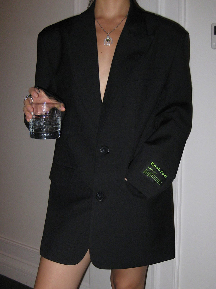 Women's Oversized Blazer with Two-Button Closure Lorelei, view 8 - Elena Harper