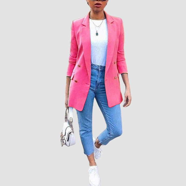 Blazer for Women with Button Closure and Medium Length