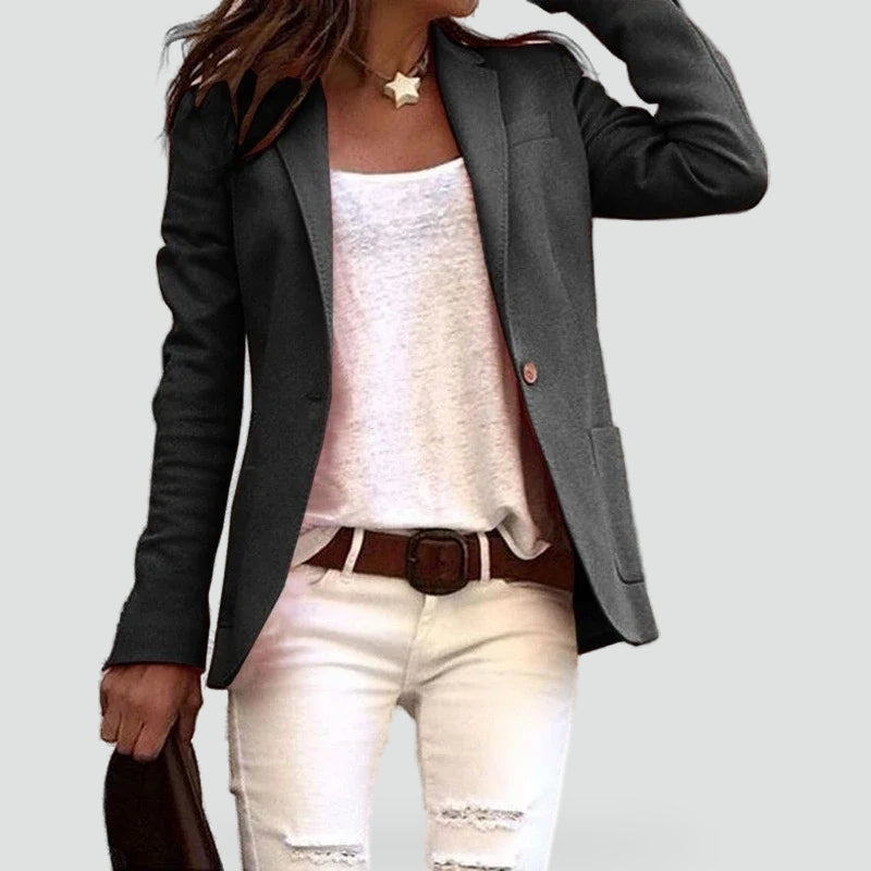 Blazer for Women with Slim Fit and Classic Lapels