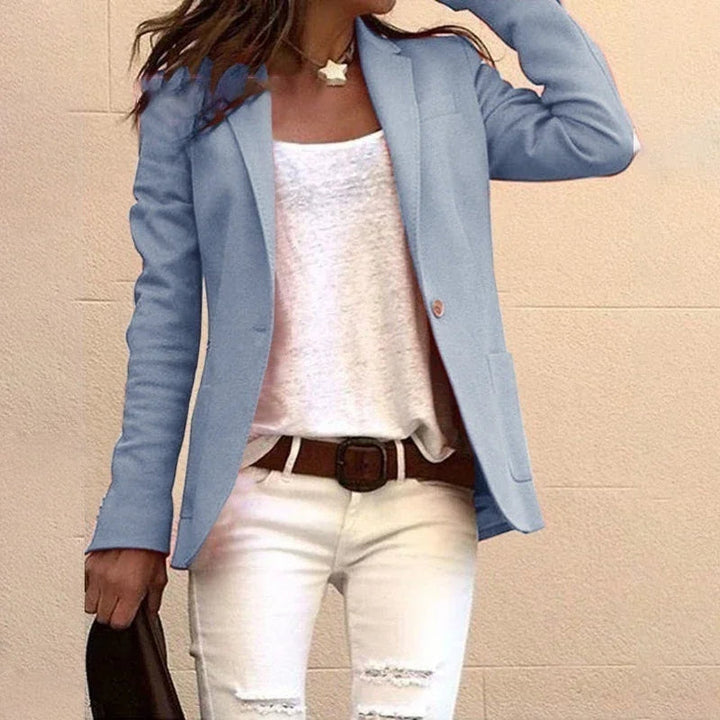 Blazer for Women with Slim Fit and Classic Lapels