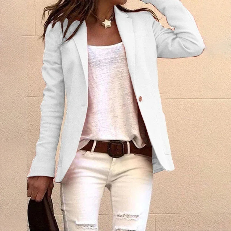 Blazer for Women with Slim Fit and Classic Lapels