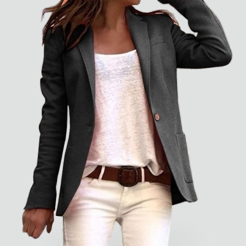 Blazer for Women with Slim Fit and Classic Lapel
