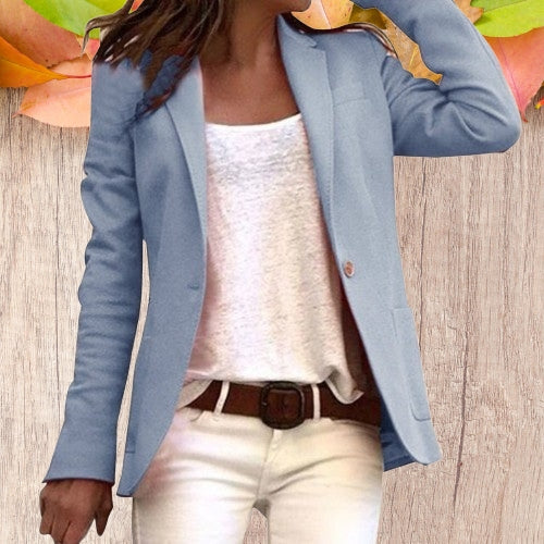 Blazer for Women with Slim Fit and Classic Lapel