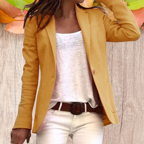 Blazer for Women with Slim Fit and Classic Lapel