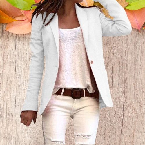 Blazer for Women with Slim Fit and Classic Lapel