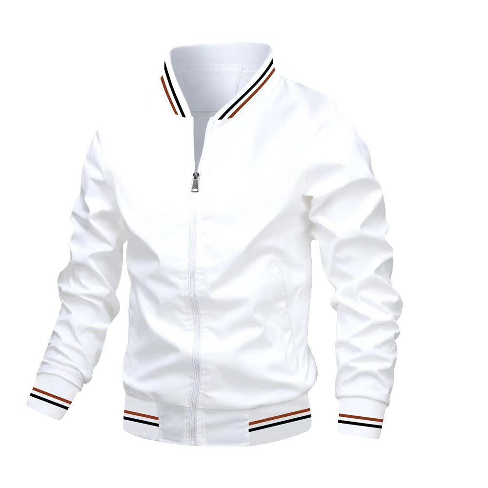 Men's Zip Bomber Jacket - Elena Harper