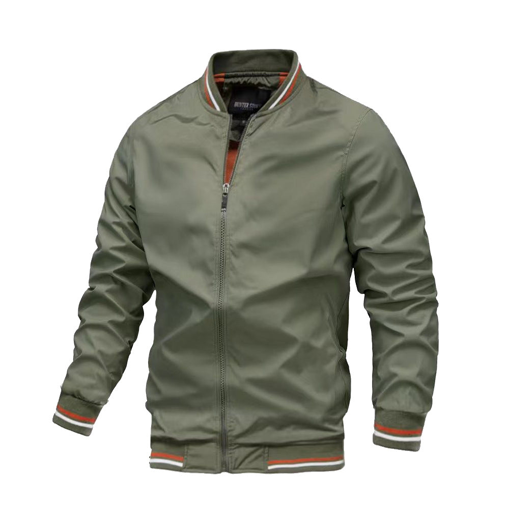 Men's Zip Bomber Jacket - Elena Harper