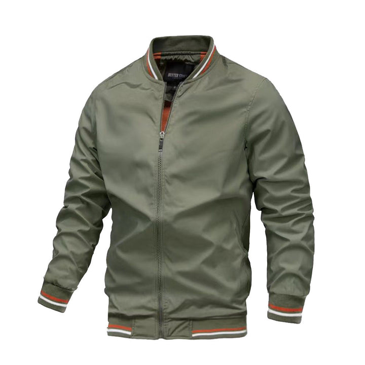 Men's Zip Bomber Jacket - Elena Harper