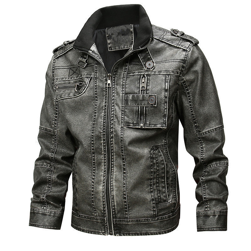 Men's Zip-Up Multi-Pocket Jacket