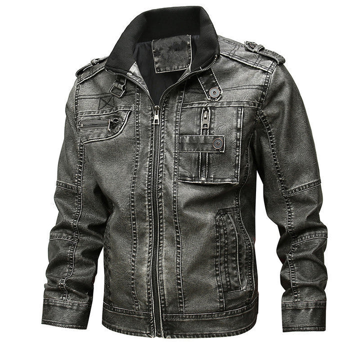 Men's Zip-Up Multi-Pocket Jacket