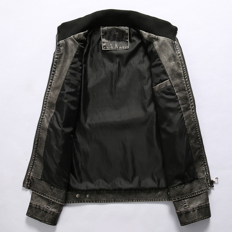 Men's Zip-Up Multi-Pocket Jacket