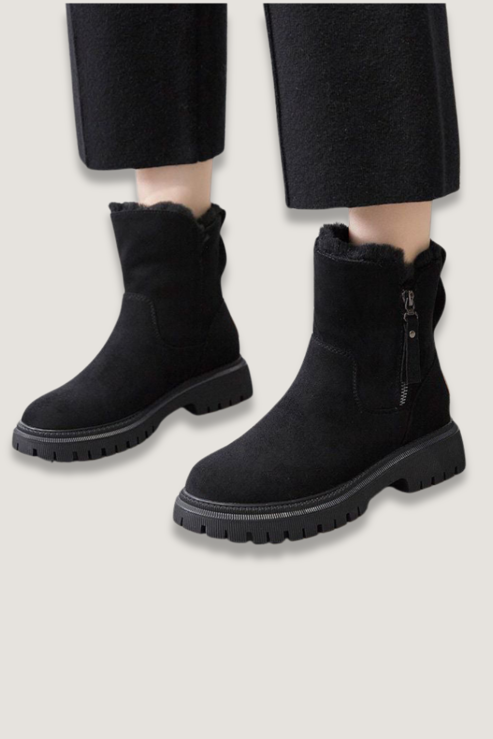 Ginger Lined Comfortable Boot - Elena Harper