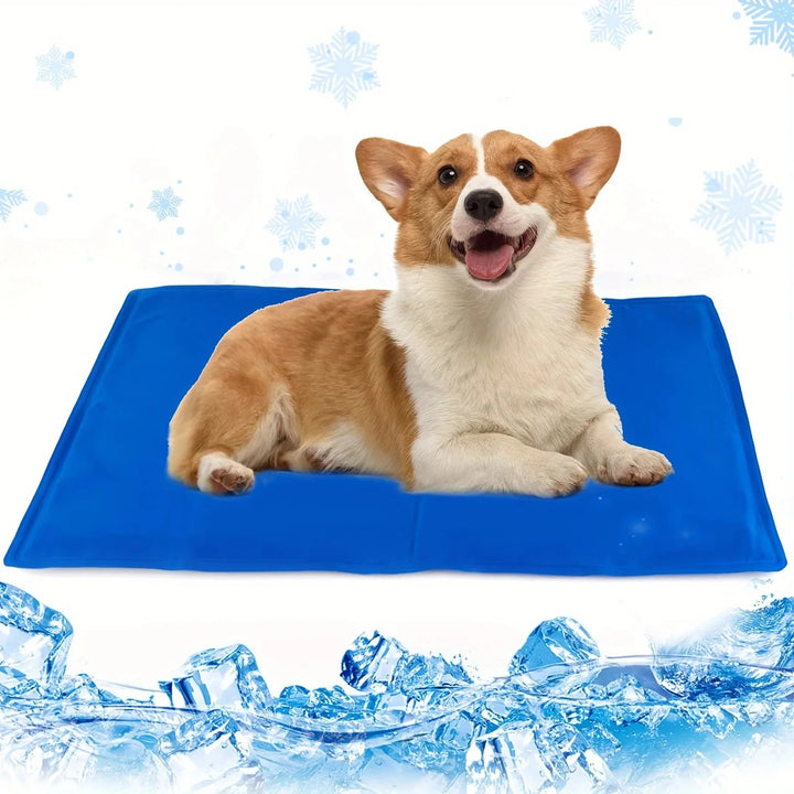 Self-Cooling Dog Mat: Foldable & Moisture-Resistant Travel Pad