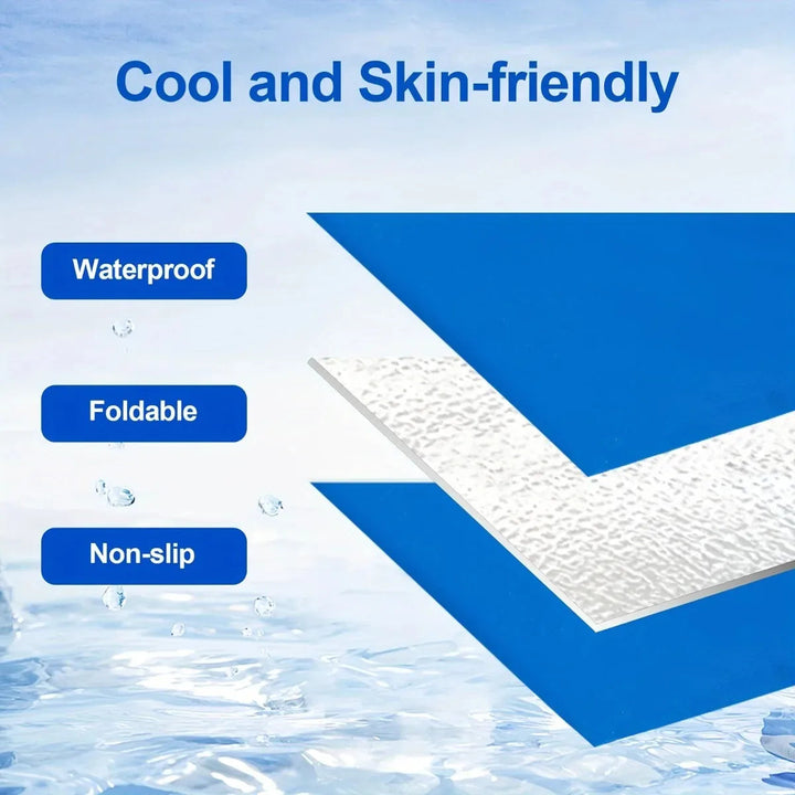 Self-Cooling Dog Mat: Foldable & Moisture-Resistant Travel Pad