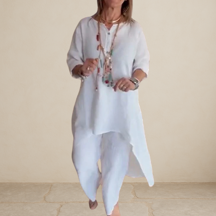 Caelira Casual Two-Piece Set for Women - Elena Harper