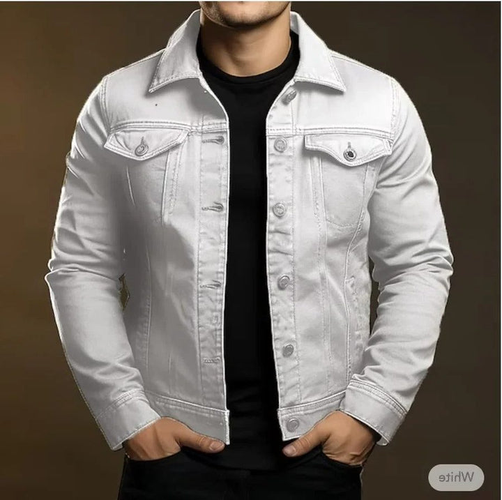Bomber Jacket with Collar for Men