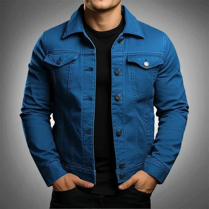 Bomber Jacket with Collar for Men