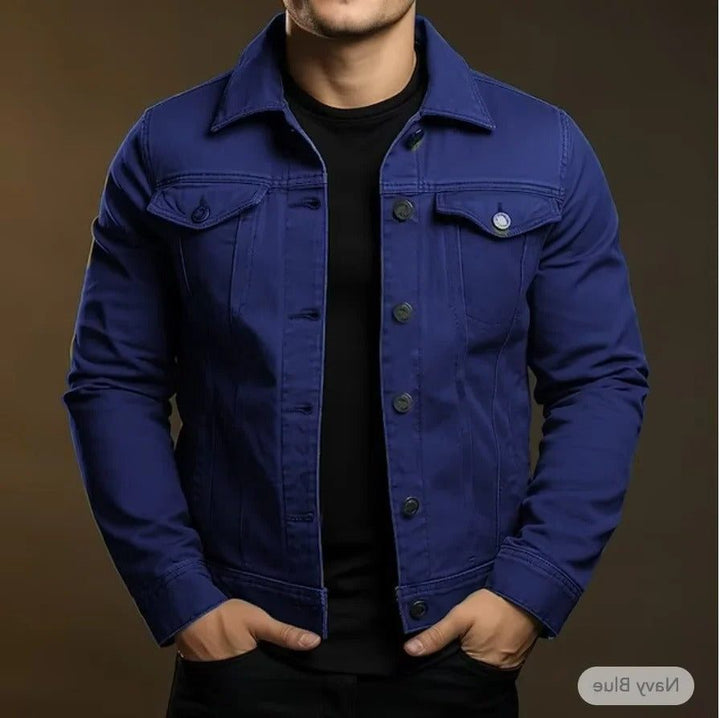Bomber Jacket with Collar for Men