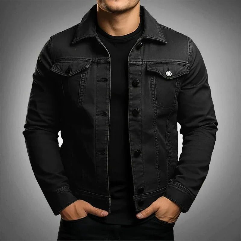Bomber Jacket with Collar for Men