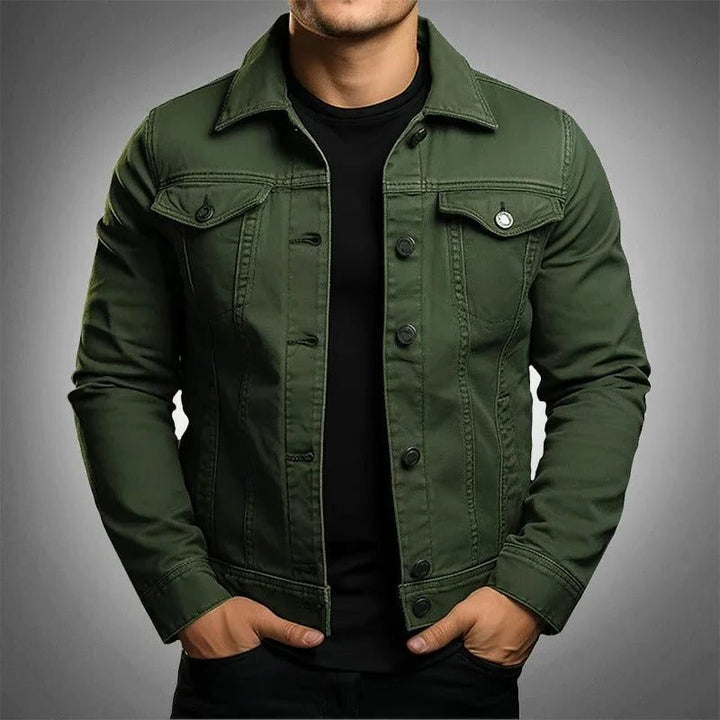 Bomber Jacket with Collar for Men