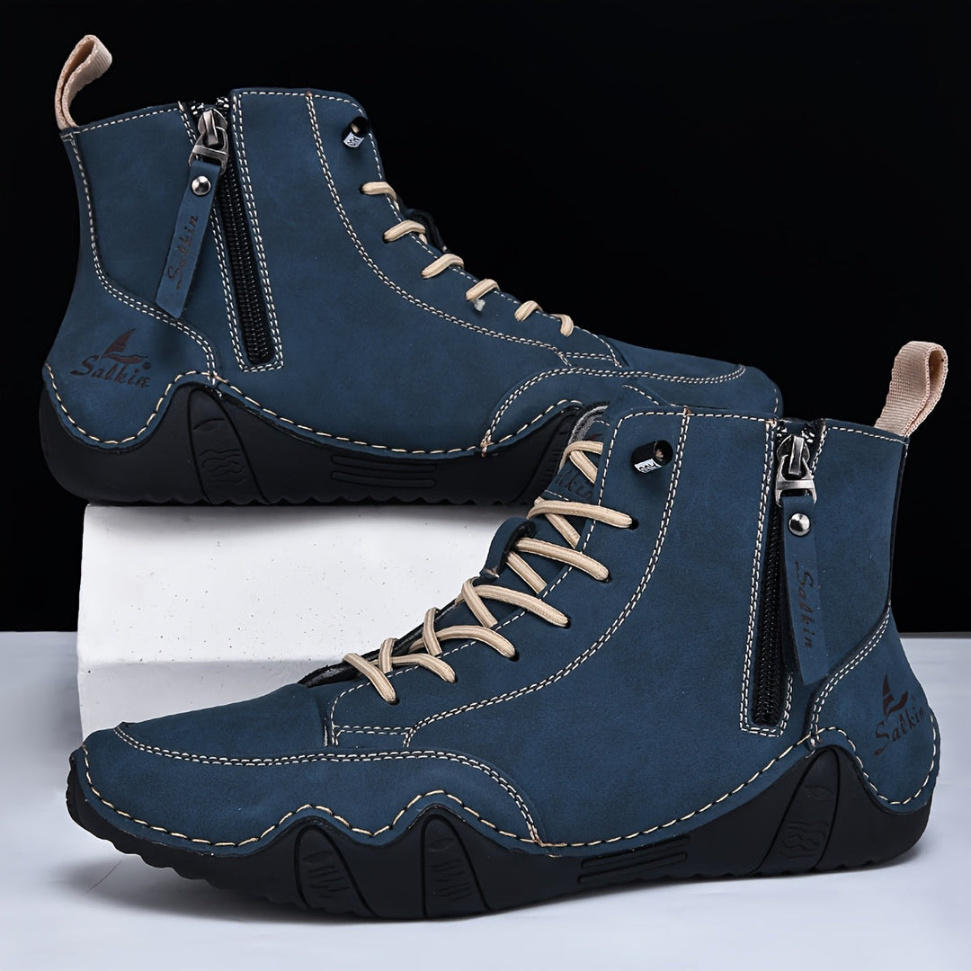 Men's Lace-Up High Boots