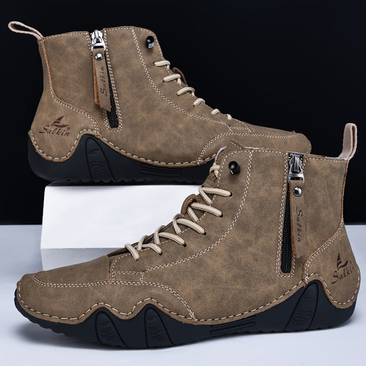 Men's Lace-Up High Boots