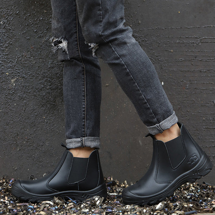 Men's Chelsea Boots with Lug Sole