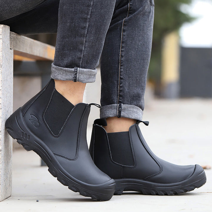 Men's Chelsea Boots with Lug Sole